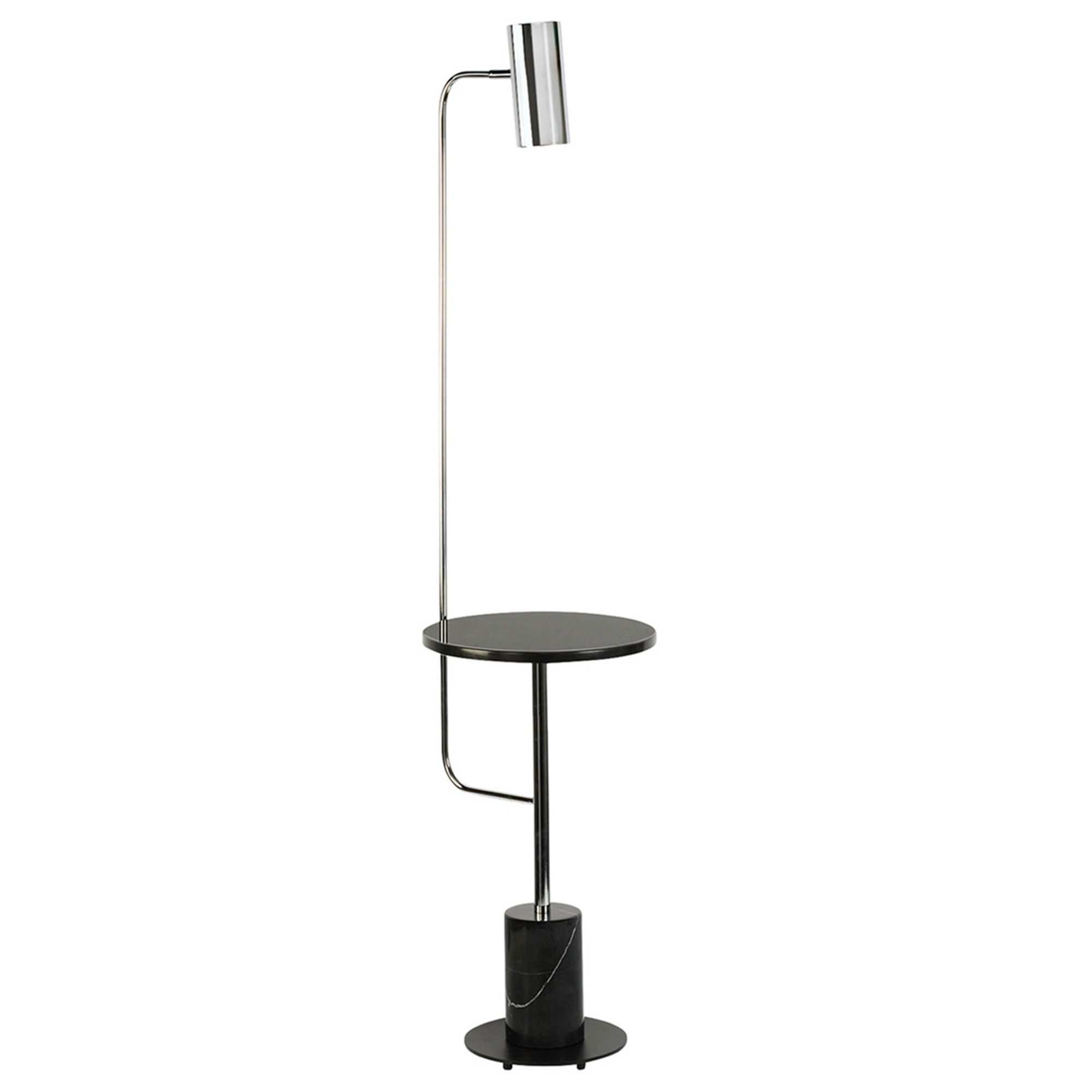 Edison Floor Lamp (Nickel & Black) Bloomingdales Lighting