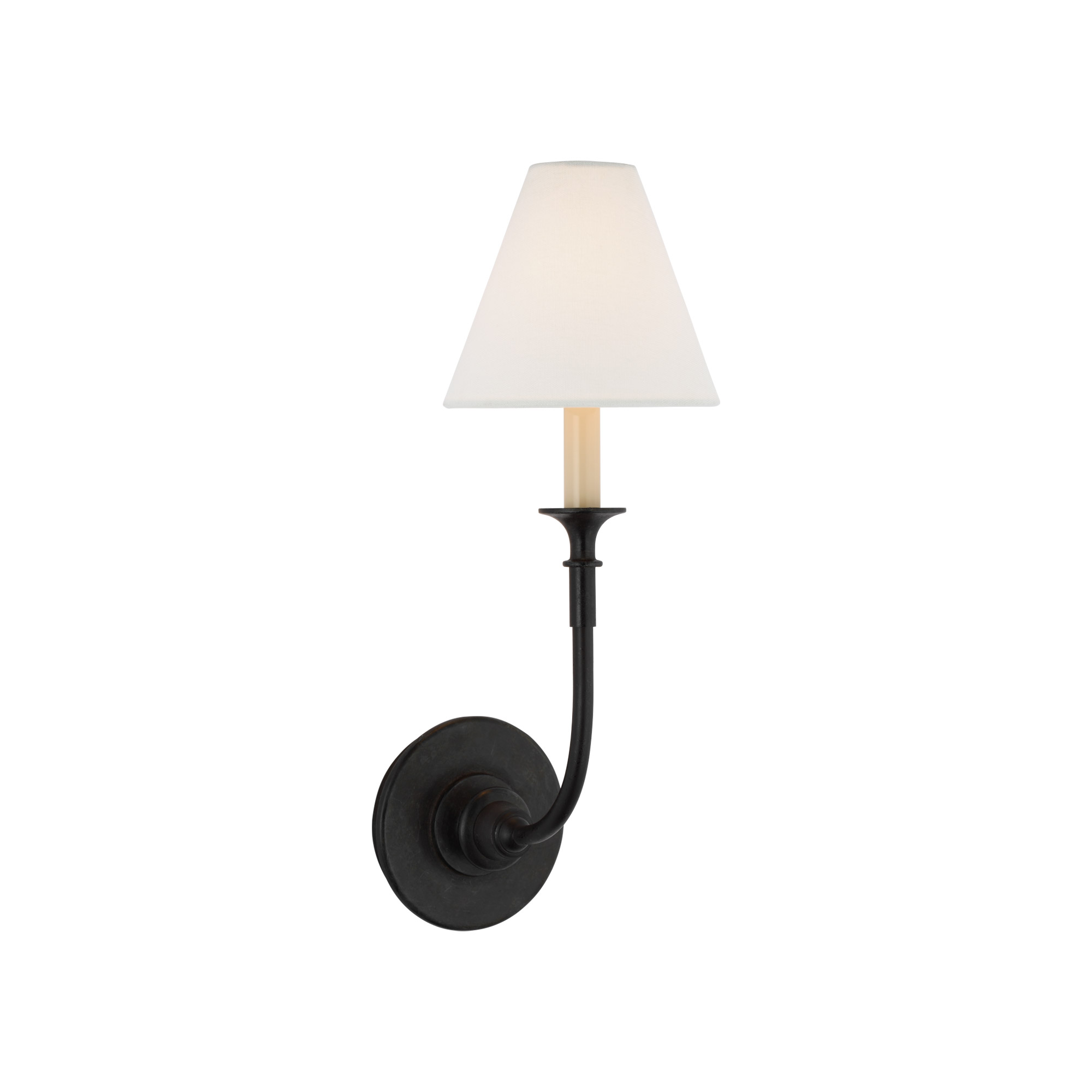 Piaf Single Wall Sconce (Aged Iron) - Bloomingdales Lighting